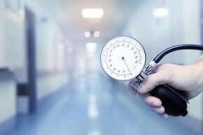 Manometer zum Messung des Drucks für Bluthochdruck